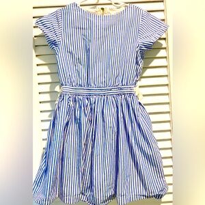 Crewcuts Seersucker Girls Dress EUC size 6